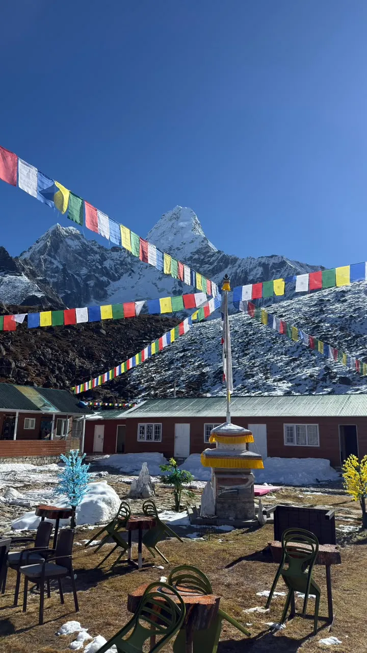 Ama Dablam Clear Morning View